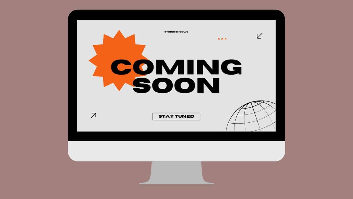 Neue Webseite - Coming Soon Page